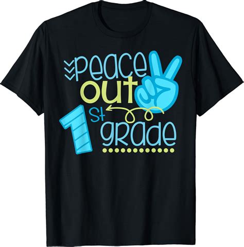 Hot Trending T Shirt With Peace Out St Grade Funny End Of School Year Teacher Student Walmart