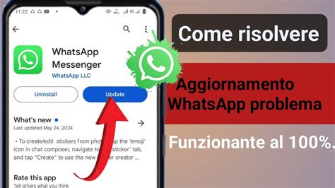 Come Risolvere Il Problema Di Mancato Aggiornamento Di Whatsapp YouTube