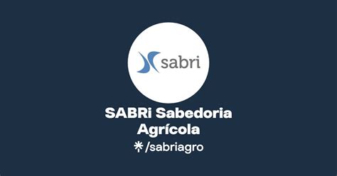 SABRi Sabedoria Agrícola Instagram Facebook TikTok Linktree