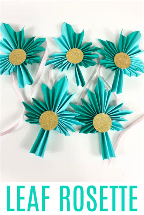 Paper Leaf Rosette - Makers Gonna Learn