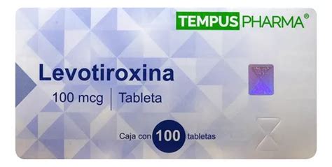 Levotiroxina Caja C Tabletas De Mcg C U Mercadolibre