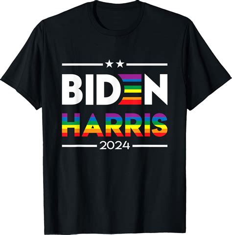 Joe Biden Kamala Harris Rainbow Gay Pride Lgbt Election T Shirt