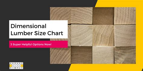 Dimensional Lumber Sizes Chart 3 Super Helpful Options Now