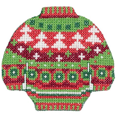 Christmas Trees Sweater Cross Stitch Kit Code Klart Buy Online