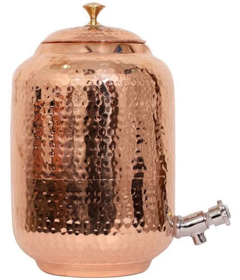 Indian Handmade Pure Copper 4 Ltr Water Dispenser Pot Copper Etsy