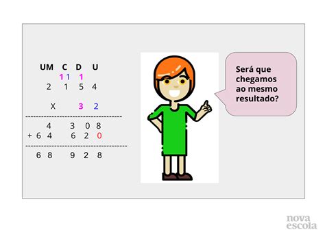 Algoritmo da Multiplicação 2 algarismos no multiplicador Planos de