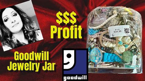 Let S Open A Goodwill Jewelry Jar Youtube