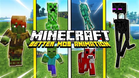 ActualizaciÓn De Better Mob Animations Addon Para Minecraft Pe 117 1