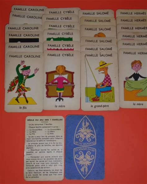 Ancien Petit Jeu Des Familles Toison D Or Complet Tbe Eur