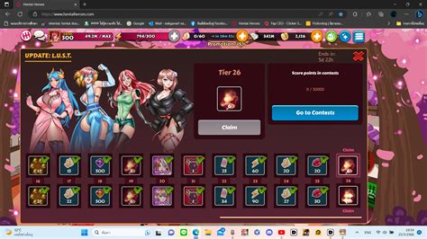 Update L U S T Finish Daily Mission Error Bug Reporting Hentai Heroes