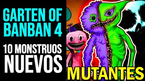 Garten Of Banban Monstruos Nuevos Que Veremos Youtube