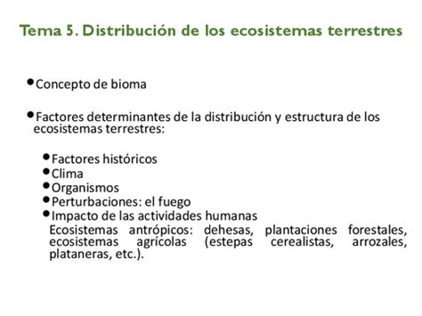 Tema 5 Distribucin De Los Ecosistemas TerrestresCorto22 Pdf