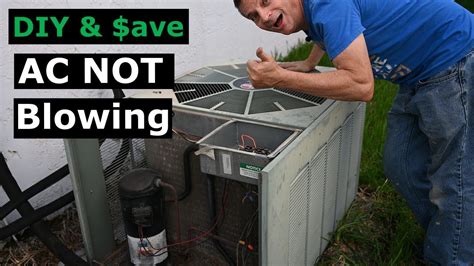 Diy Fix Ac Compressor Fan Not Turning On Just Humming Outdoor Fan Ac Fan Air Conditioning Fan