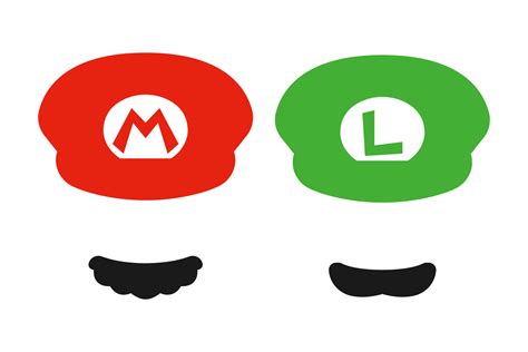 sombrero mario y luigi 16181256 Vector en Vecteezy