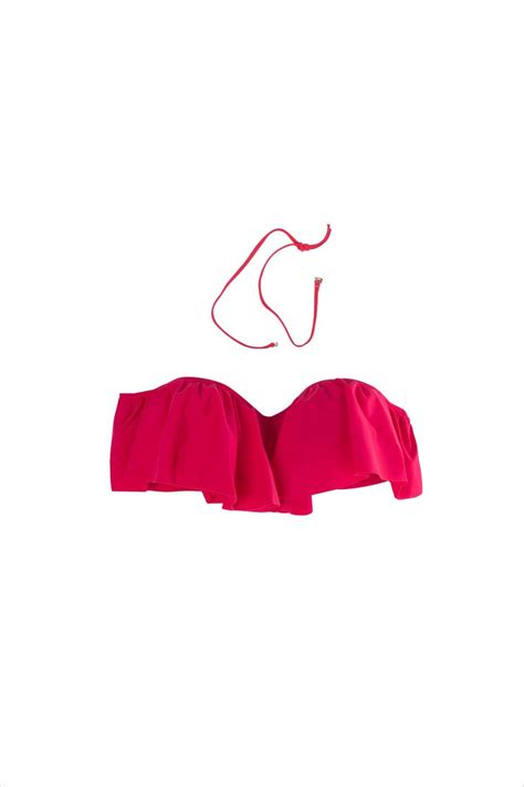 AYYILDIZ Kırmızı Straplez Bikini Üstü Fiyatı Yorumları Trendyol