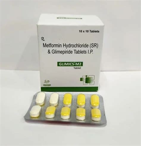 Gilimics M Glimepiride Mg Metformin Mg Sustained Release