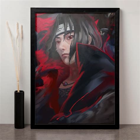 SoulAbiti Naruto Itachi Uchiha Poster Wall Frame Art 12 Inches X 18