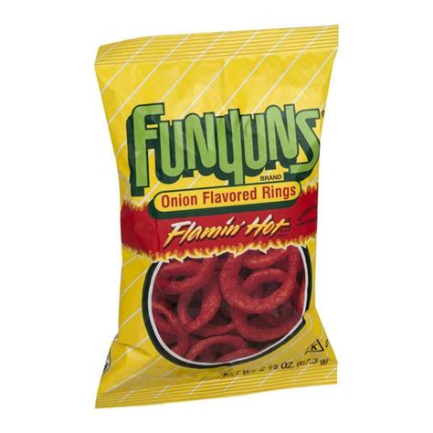 Funyuns Flamin Hot Onion Flavored Rings Hy Vee Aisles Online Grocery