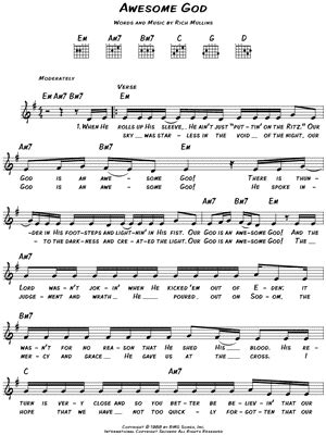 Awesome God Chords Full Song Pdf - renewneu