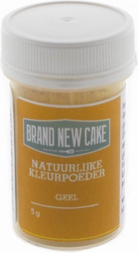 Brandnewcake Natuurlijke Kleurpoeder Geel Gr Eetbare