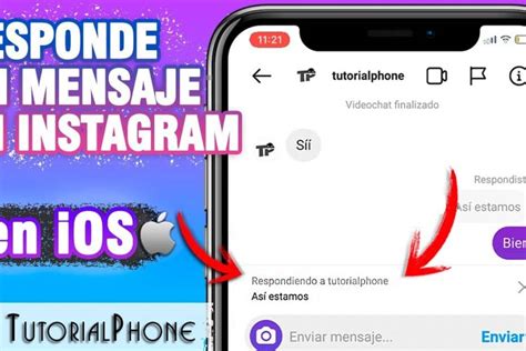 Como Responder A Un Mensaje En Espec Fico En Instagram Doncomo