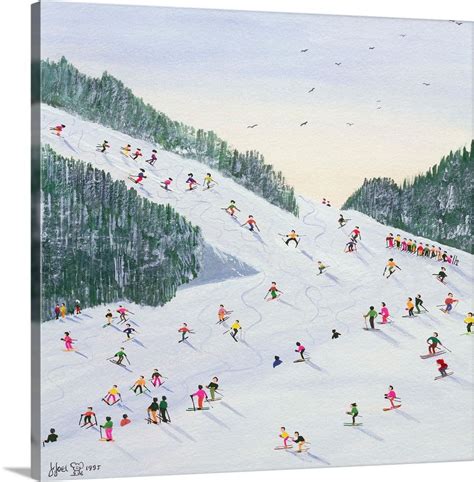 Ski Vening Picture Frame Art Art Canvas Art Prints