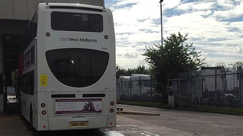 National Express West Midlands Enviro E D Bus Wash Ride