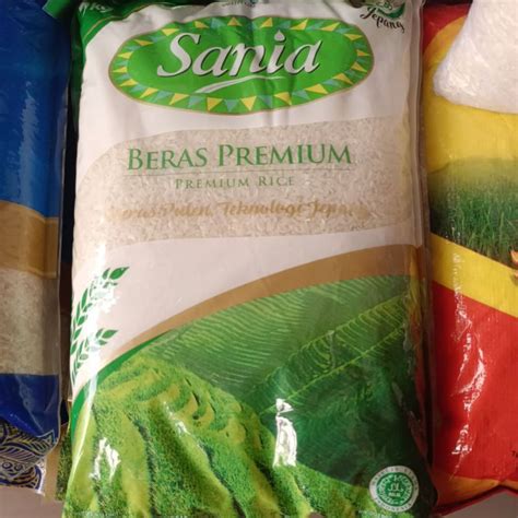 Jual Beras Premium Sania 5kg CGS Shopee Indonesia