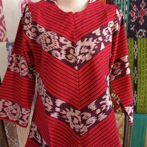 Jual Baju Kain Tenun Ikat Tradisional S Kab Jepara Avika Tenun