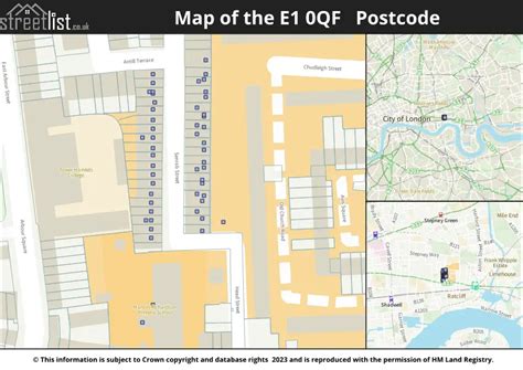 Complete Postcode Guide To E1 0QF In London House Prices Council Tax