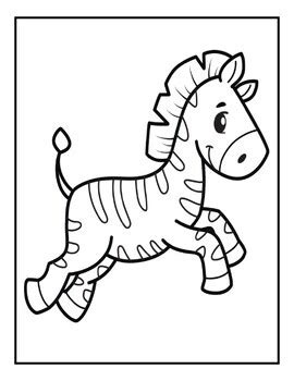 66 Animals Coloring pages For toddlers by Smart Kids Education | TPT