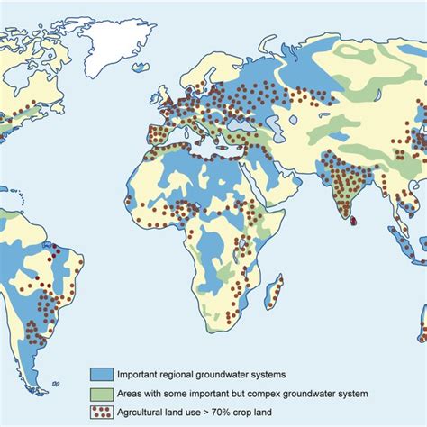 Most Important Regional Groundwater Resources Blue And Green Areas