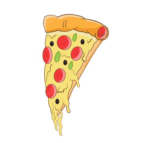 Vector Transparente Png Y Svg De Dibujos Animados De Pizza De Queso