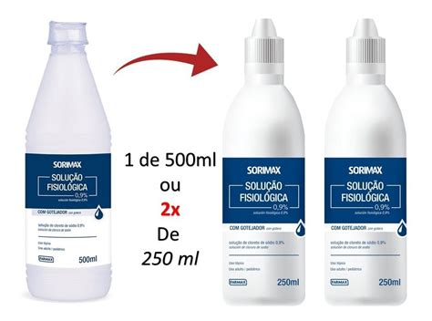 Soro Fisiológico 500ml Caixa 24 Frascos Arboreto Frete grátis