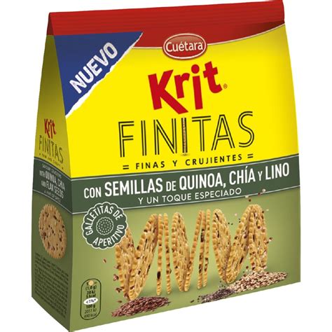 Cuetara Krit Finitas 3 Seed Crackers 125g Phoenicia Specialty Foods