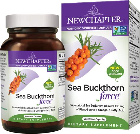 New Chapter Sea Buckthorn Force 60 Vegetarian Capsules Better Health