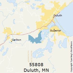 Duluth Zip Code Map – Map Vector