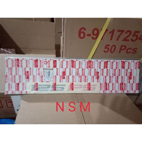 Sticker 125 Ps Isuzu Nmr71 Original Isuzu Genuine Parts Shopee Singapore