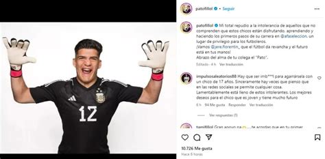 Un Campeón Del Mundo Respaldó Al Arquero De La Sub 17 De Argentina Tras Los Insultos Que Recibió