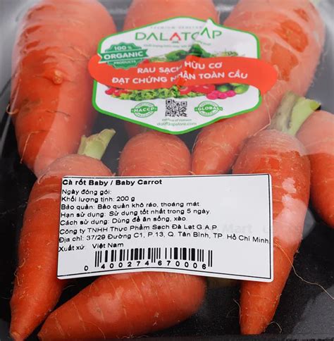 Cà Rốt Baby Đà Lạt 200g (ea)
