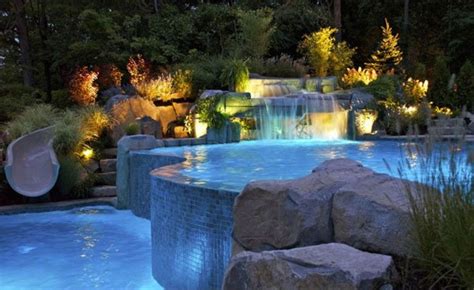 39 Pool Waterfalls Ideas for Your Outdoor Space ~ Matchness.com