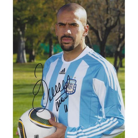 Autographe Juan Sebastian Veron