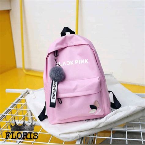 Jual Ransel Blackpink Tas Wanita Tas Gendong Tas Ransel Backpack Tas