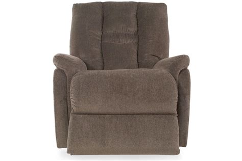 Taupe Leather Rocker Recliner By Lane At Gardner White