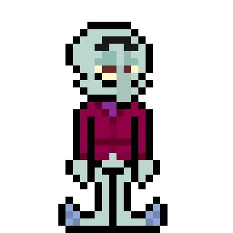 Squilliam Fancyson In 2025 Pixel Art Pattern Pixel Art Minecraft