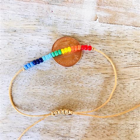 Pulsera arco iris pulsera LGBT bandera del orgullo gay pulsera de la amistad Etsy España