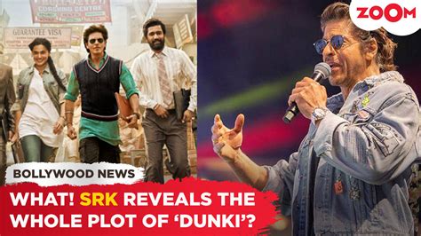 Shah Rukh Khan Leaks Key Plot Point Of Dunki During Promotional Event