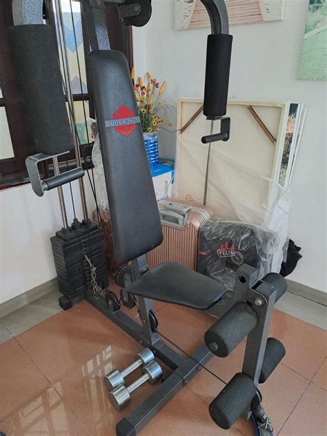 Home Gym Alat Fitness Rumahan Multi Station Set Sisi Olah Raga