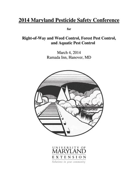 Fillable Online Entomology Umd Right Of Way And Weed Control Forest