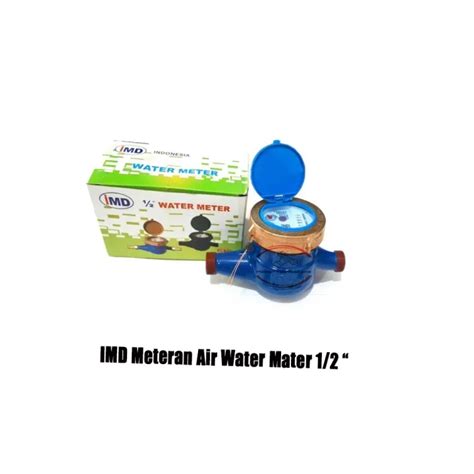 Ready Imd Meteran Air Sni Body Besi Inch Flow Mater Inch